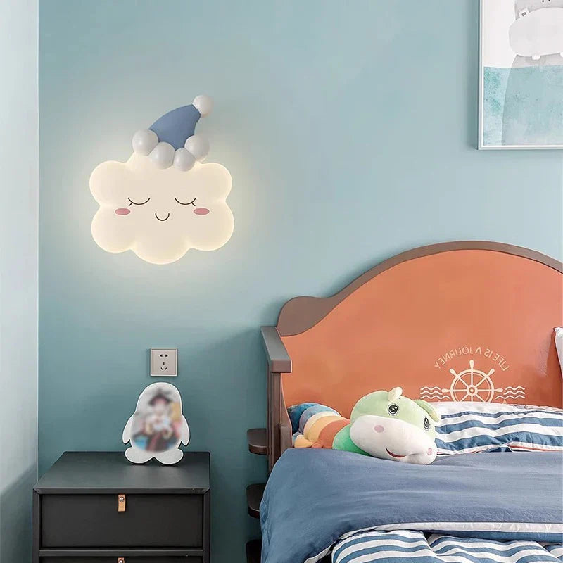 RomanticCloud Lamp - Cloud Wall Sconce for Kids' Bedroom