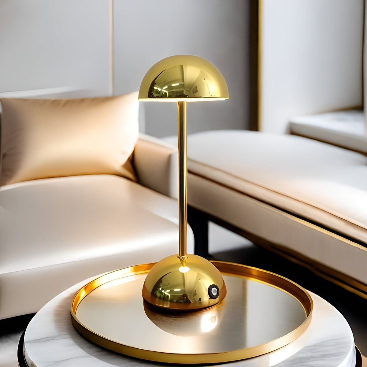 ShineMushroom - Touch-Dimmable Cordless Mushroom Lamp
