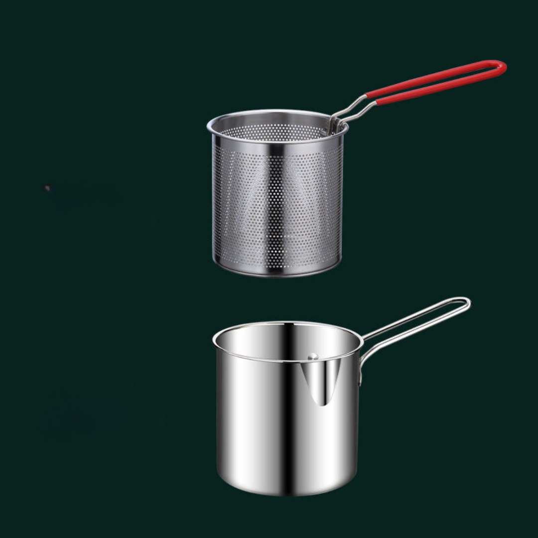 FryCooking - Stainless Steel Fryer for Frying with Less Oil