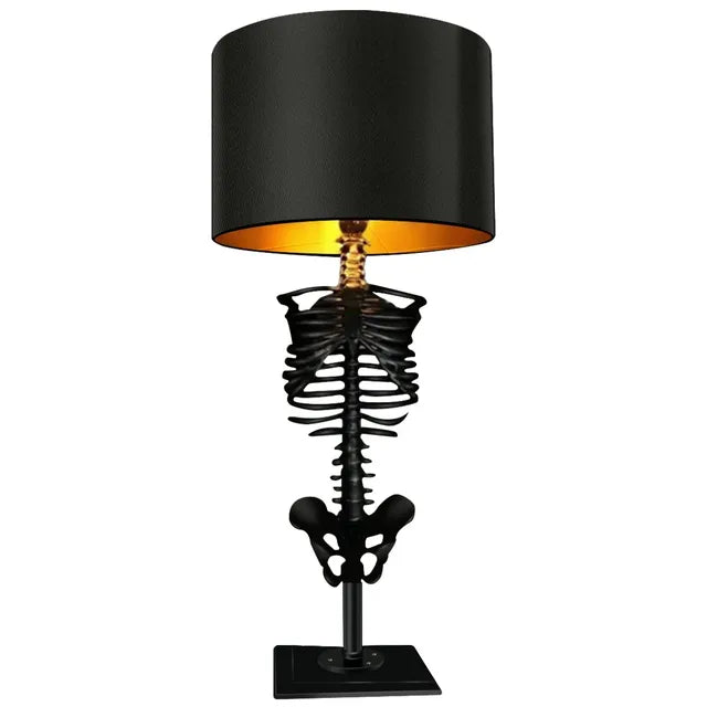 JorvynGlow - Handmade Gothic Resin Table Lamp