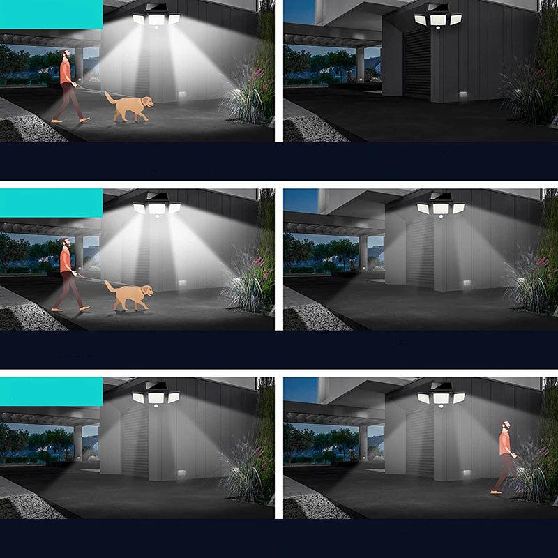 Secureshine - Projecteur Solaire LED de Sécurité avec Détecteur de Mouvement