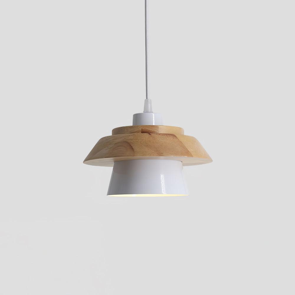 NordicMacaron - Scandinavian Design Pendant Light with Wood Finish