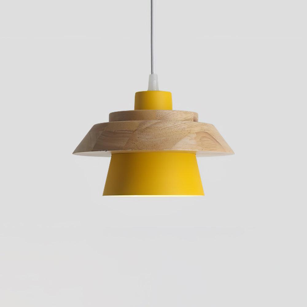 NordicMacaron - Scandinavian Design Pendant Light with Wood Finish