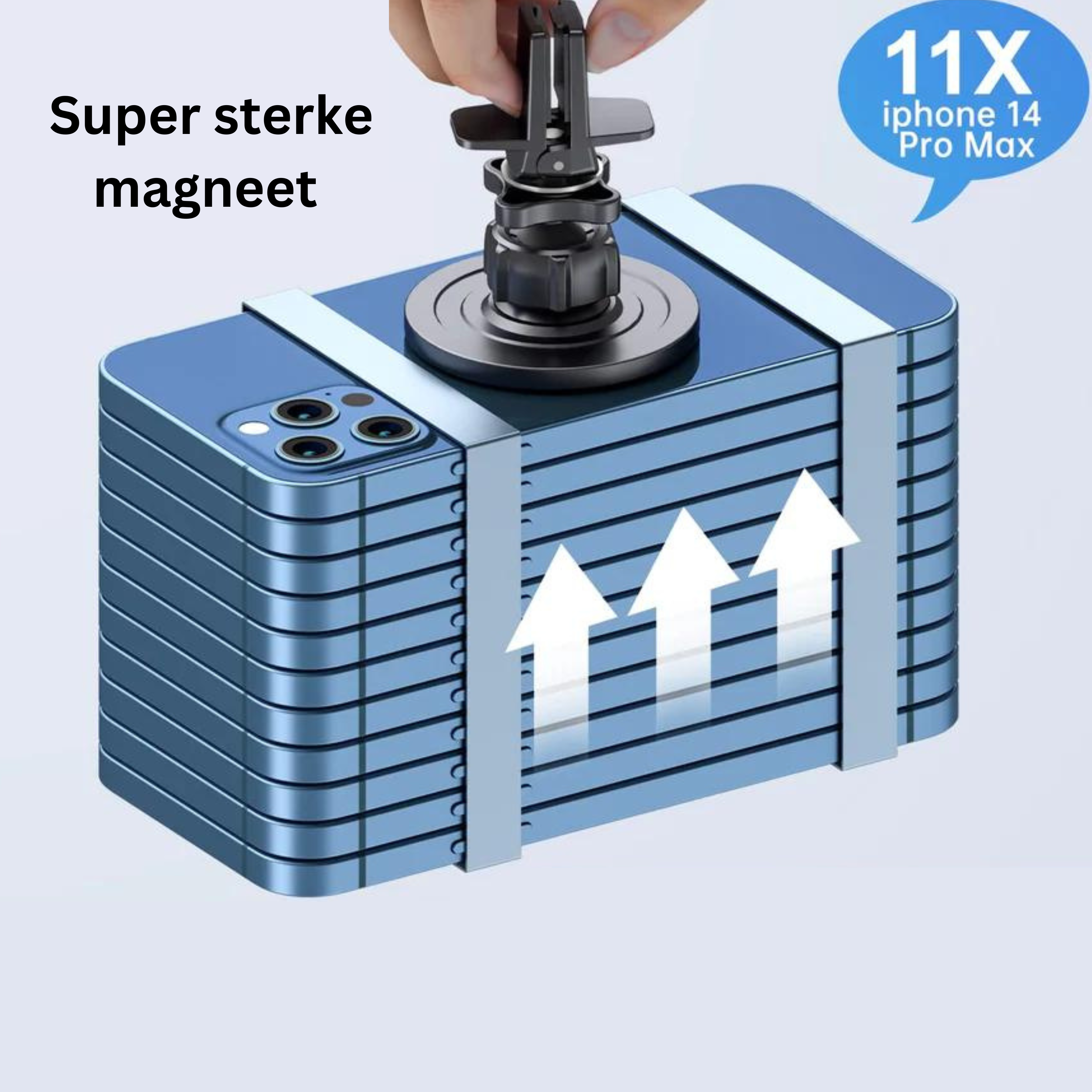 EliteGrip 360° - Support Magnétique Voiture Stylé