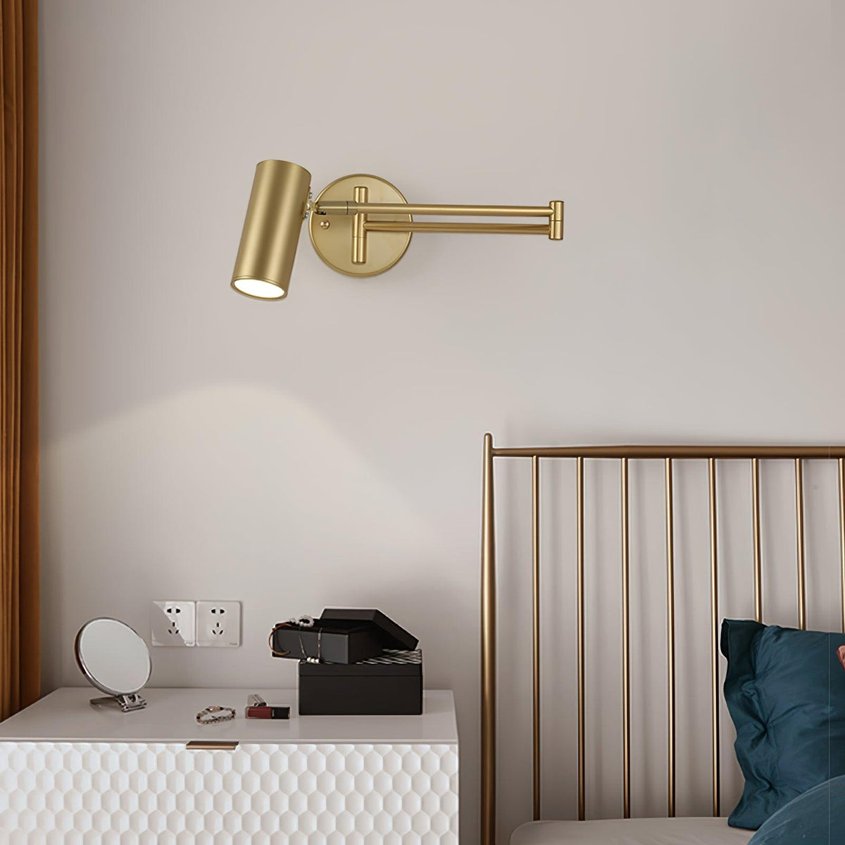 Nexbeam - Sleek Metal and Acrylic Wall Sconce