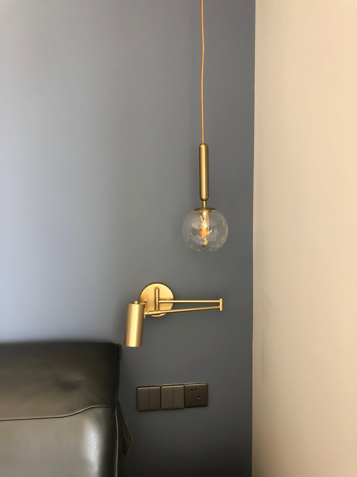 Nexbeam - Sleek Metal and Acrylic Wall Sconce