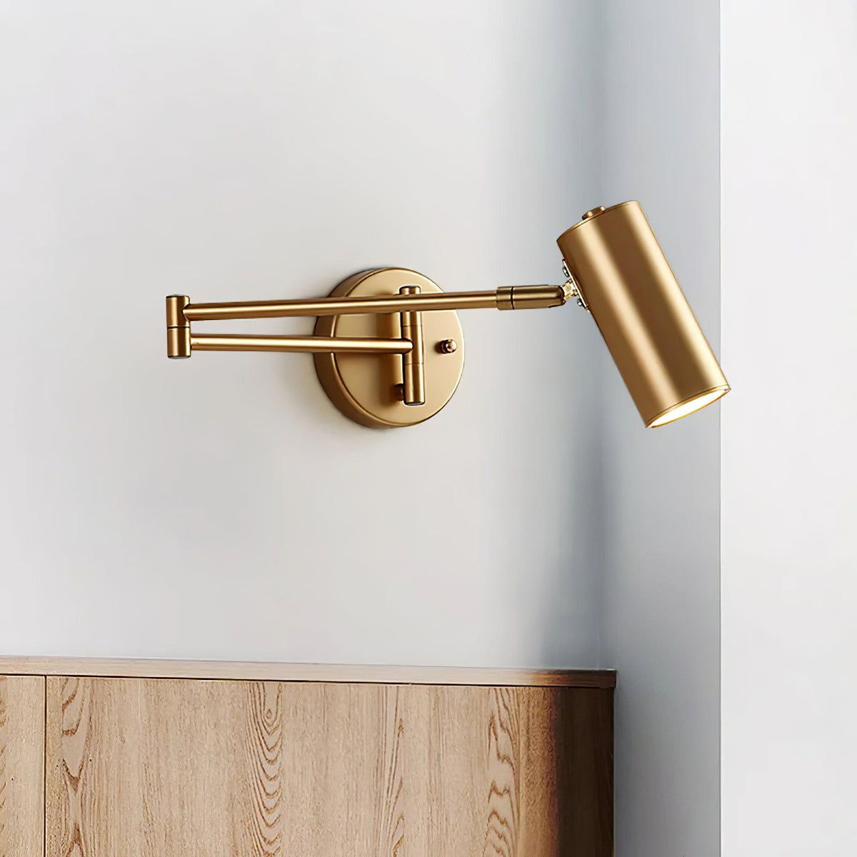 Nexbeam - Sleek Metal and Acrylic Wall Sconce