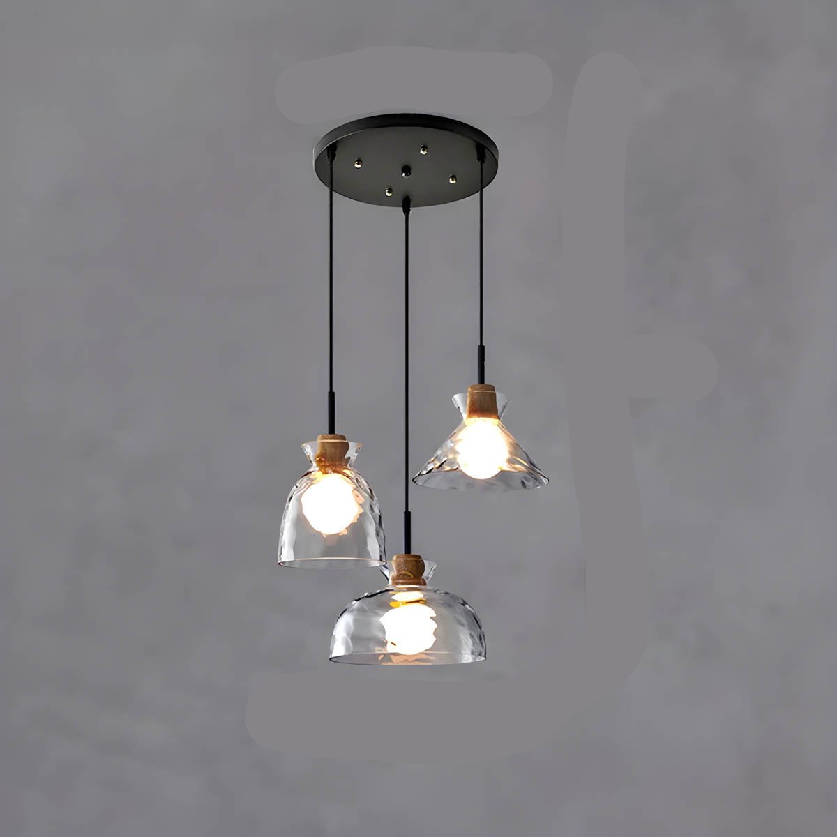 Gorielle - Elegant Modern Glass Chandelier for Living Rooms