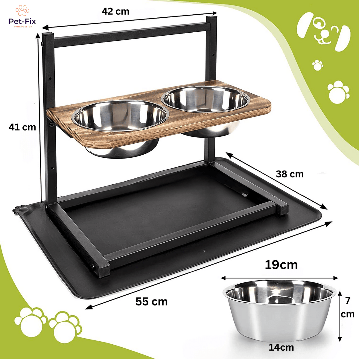 SnackHaven - Luxury Raised Feeding Station for Dogs