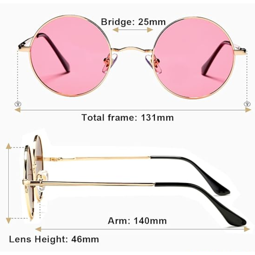 LennonShade - Lunettes de Soleil Rondes Polarisées