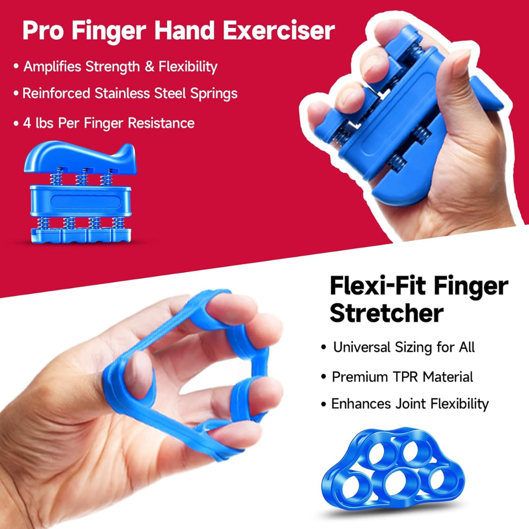 GripMaster - Set de 5 musculateurs de poigne