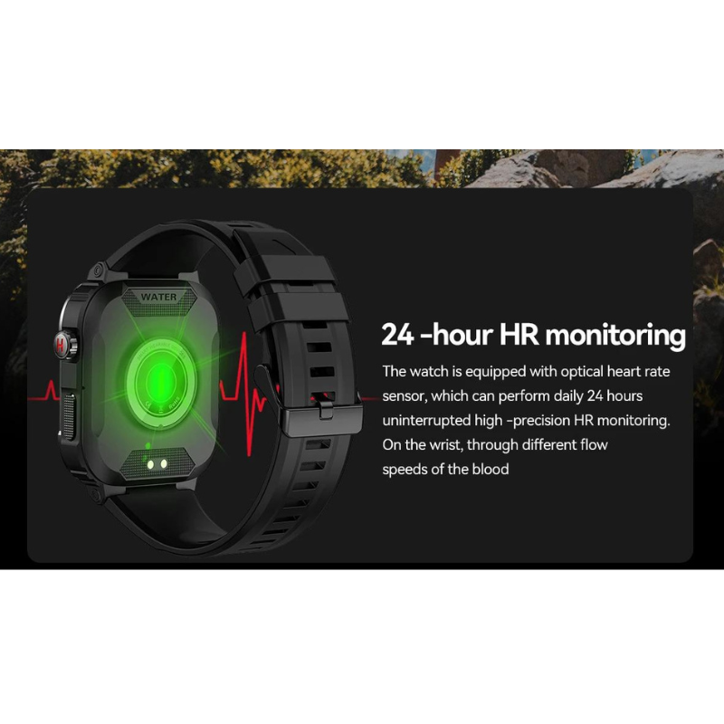 ForceGuard Watch - Smartwatch Militaire Durable IP68