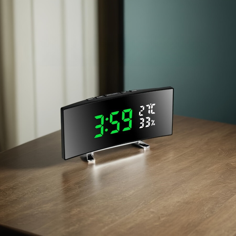 SmartClock - Smart LED Alarm Clock with Temperature and Humidity Display