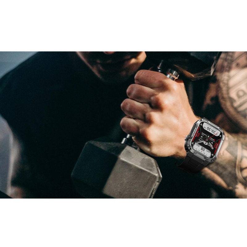 ForceGuard Watch - Smartwatch Qualité Militaire IP68
