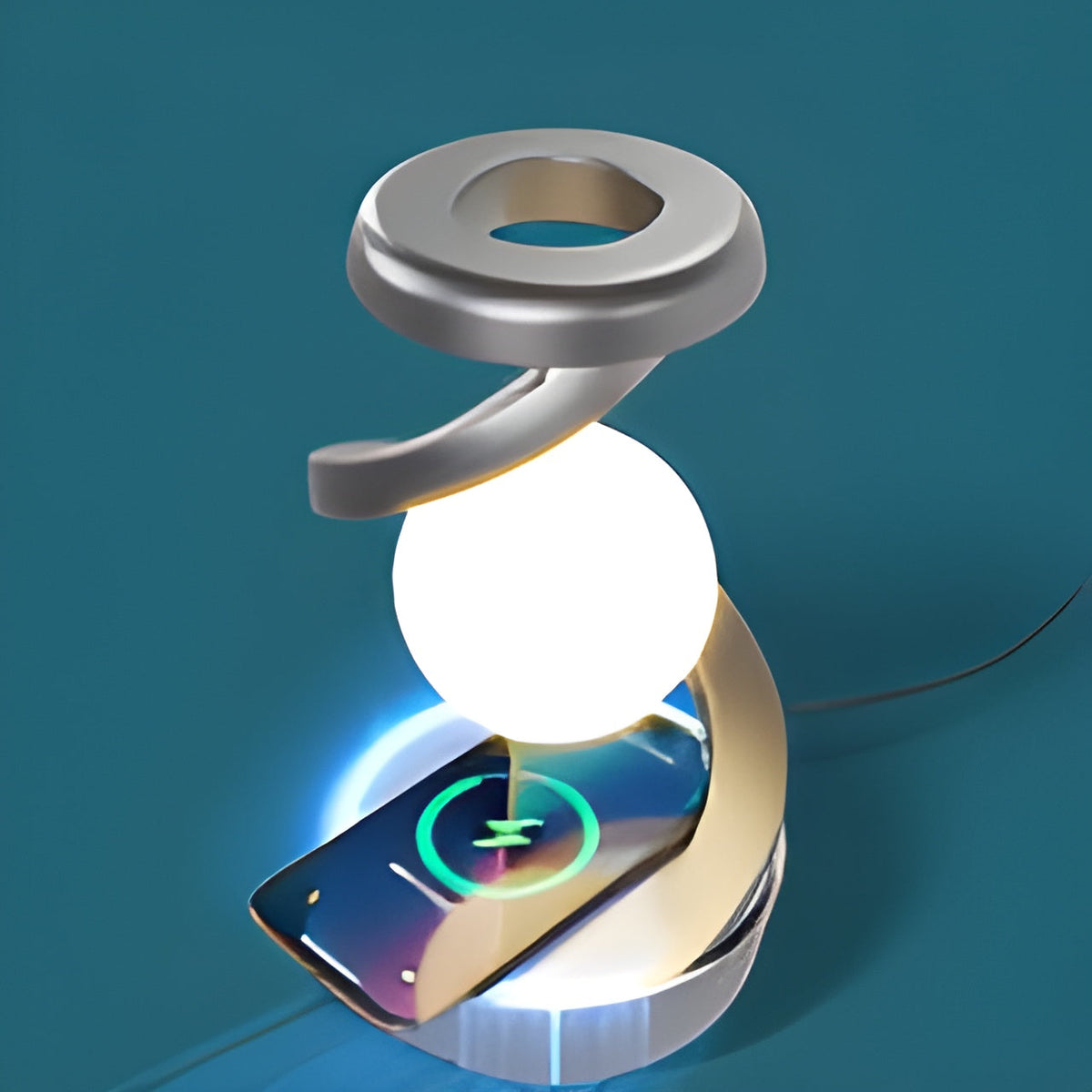 FloatCharge - Floating Table Lamp with Wireless Charger