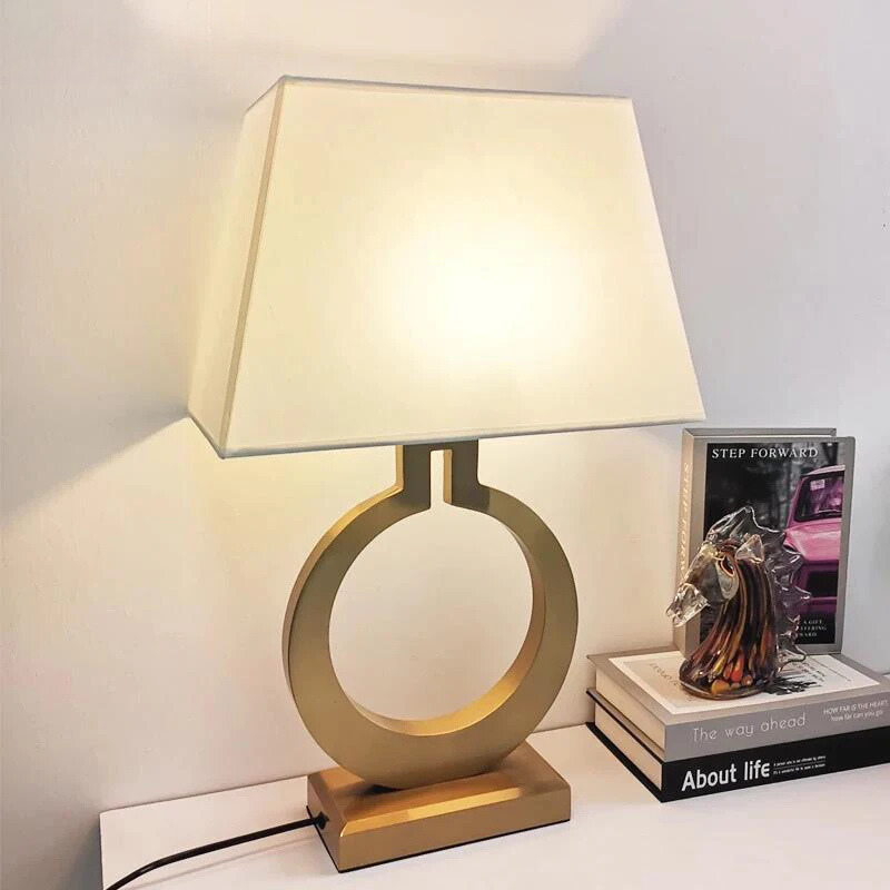 Dorvane - Elegant Scandinavian Gold Table Lamp