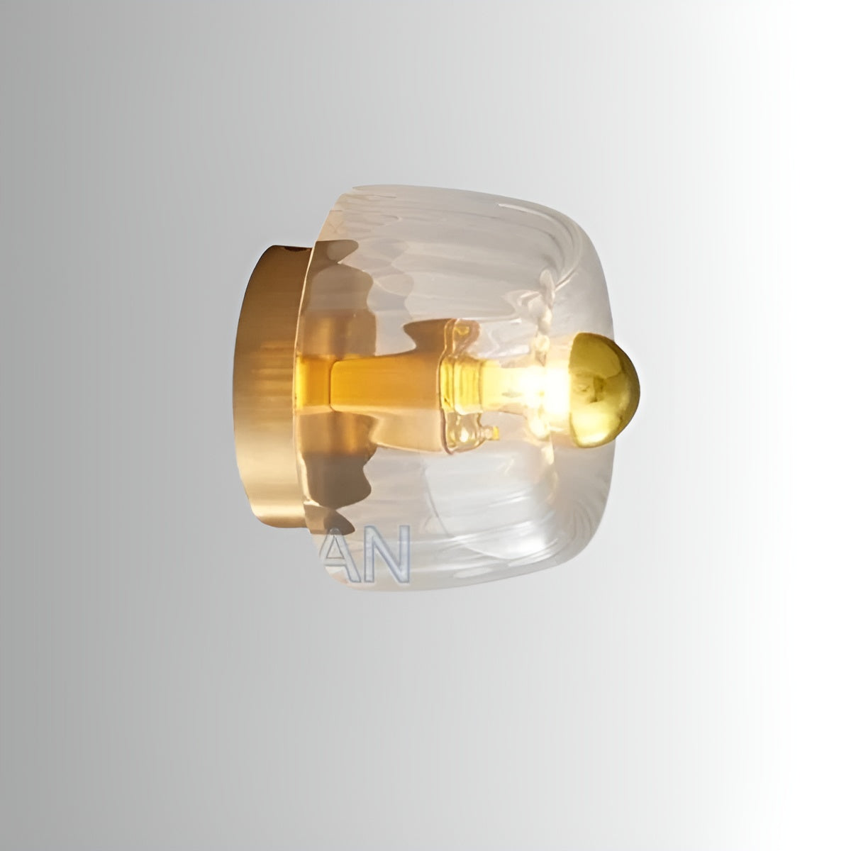 ScandiElegance - Modern Bauhaus Glass Wall Light
