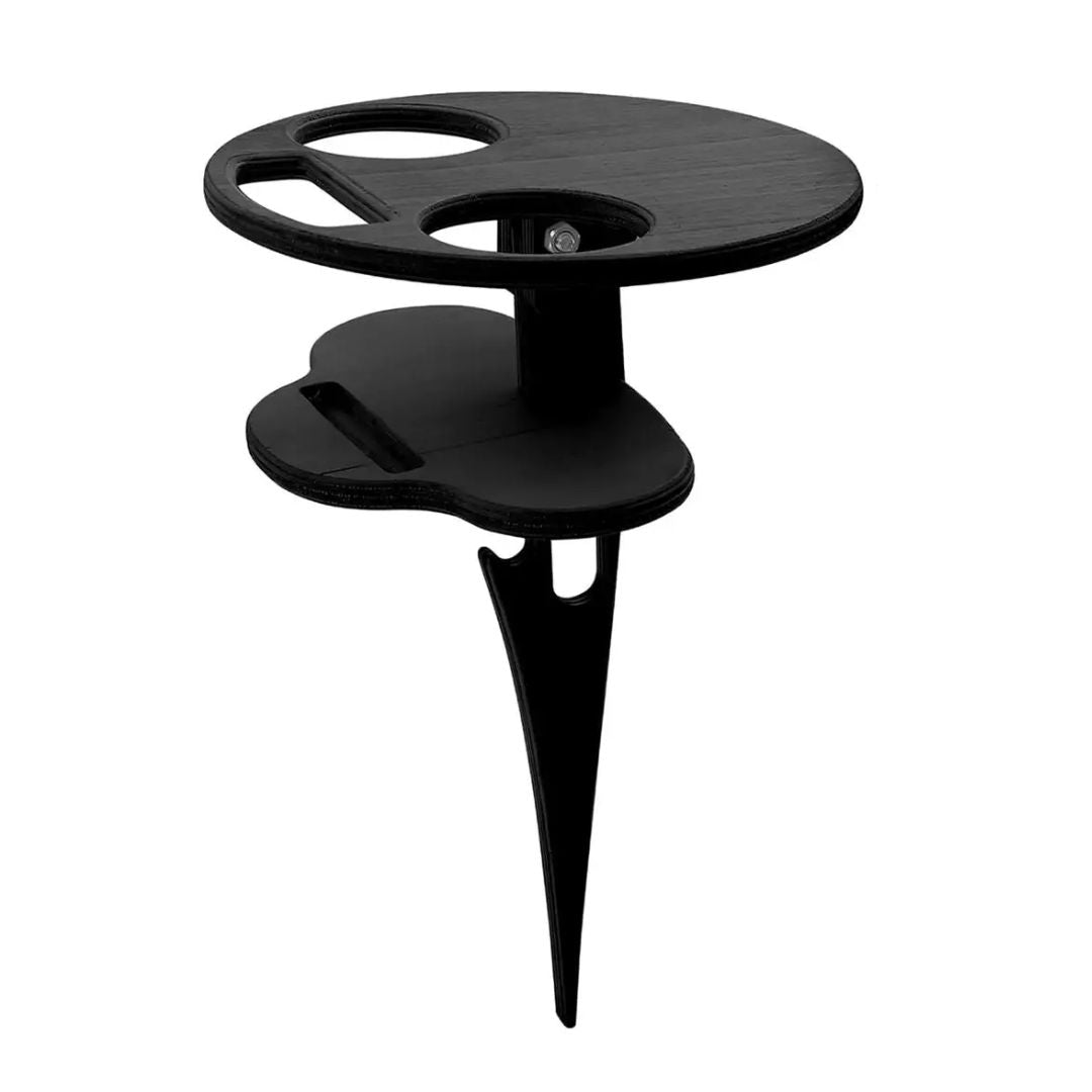 WineGlow Table - Double Table de Vin Portable