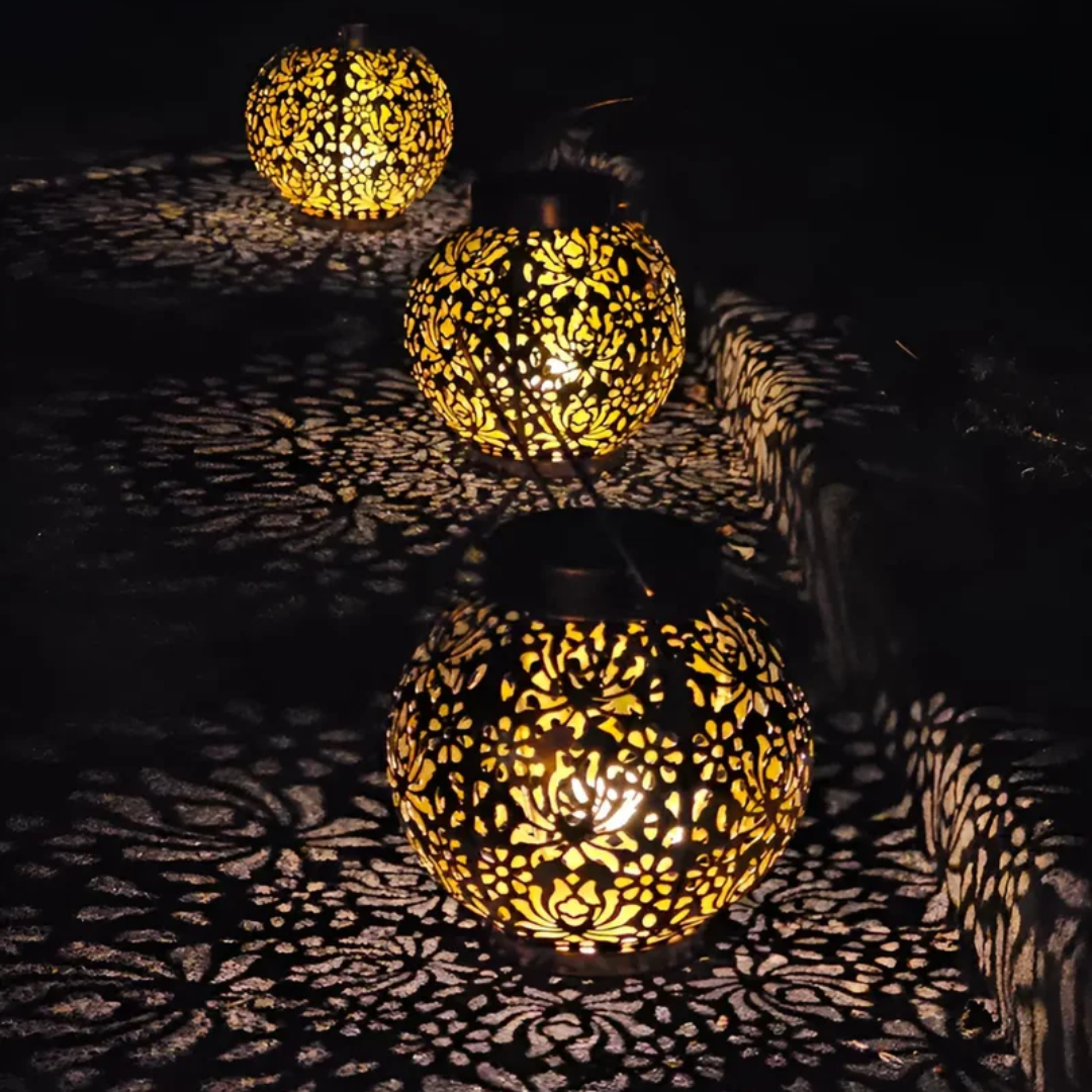 RadiantGlow - Lampe de jardin LED waterproof solaire