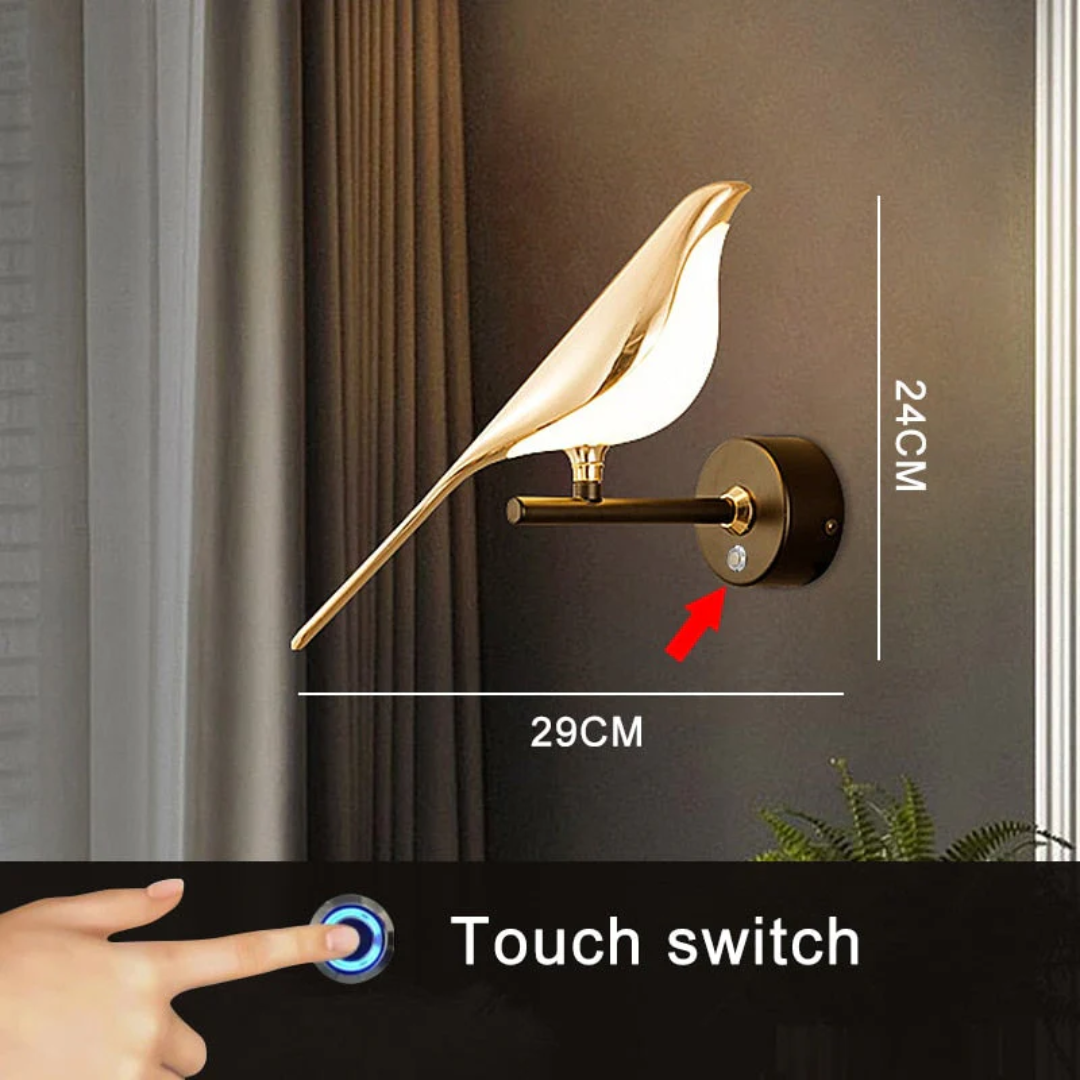 LuminaBird - Applique Murale LED Rotative Moderne