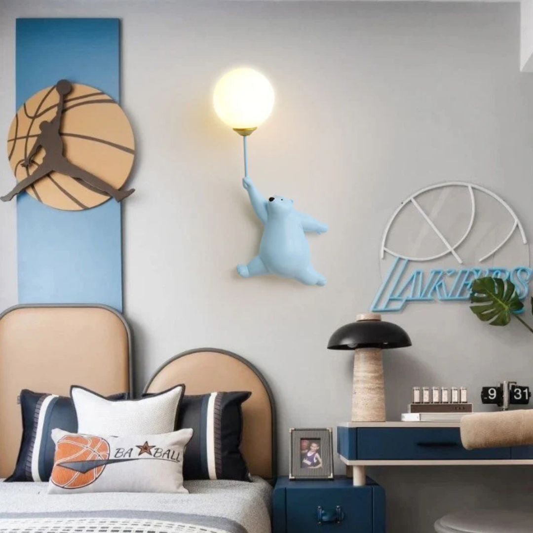 TeddyGlow - Applique Murale LED Stylée pour Mur