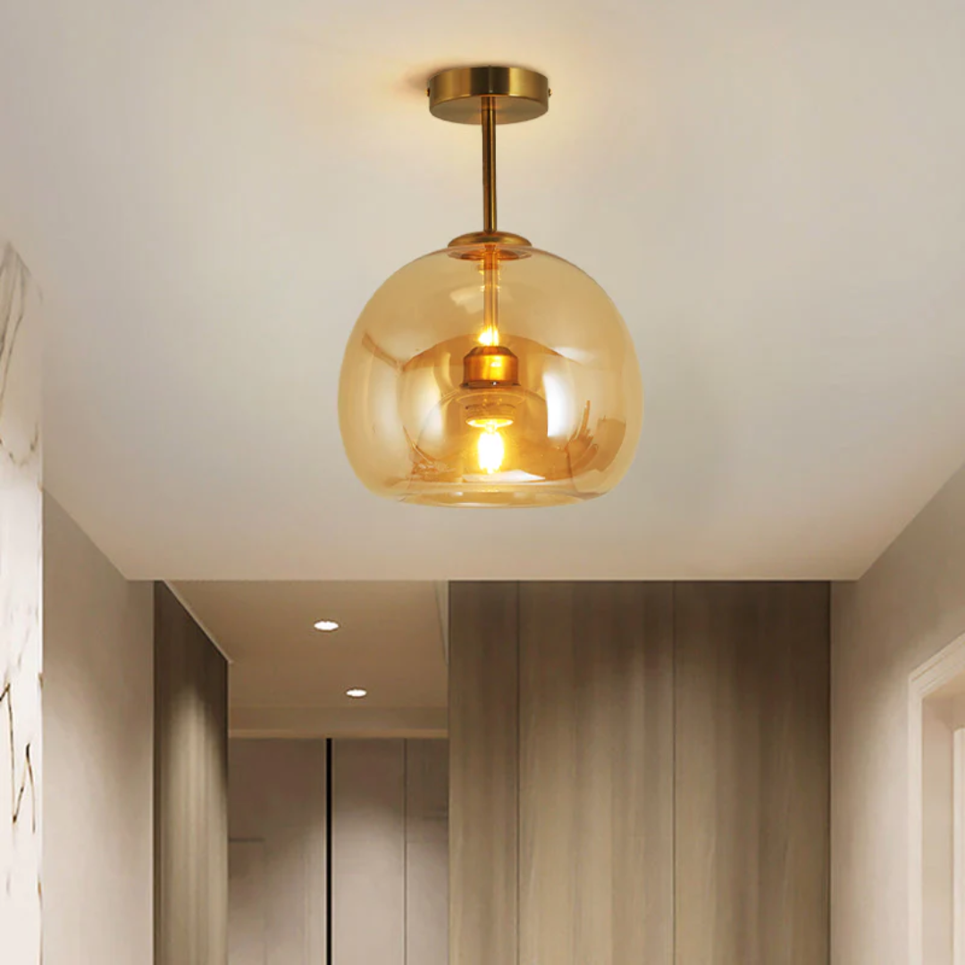 AureliaGlow - Plafonnier LED rond au design moderne