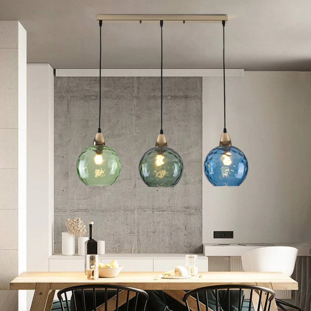 ClusterGlow - Suspension 3 Lampes Éclairage Ambiance