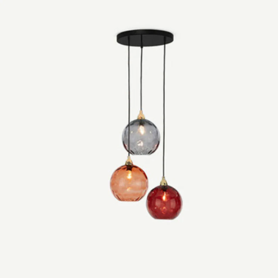 ClusterGlow - Suspension 3 Lampes Éclairage Ambiance