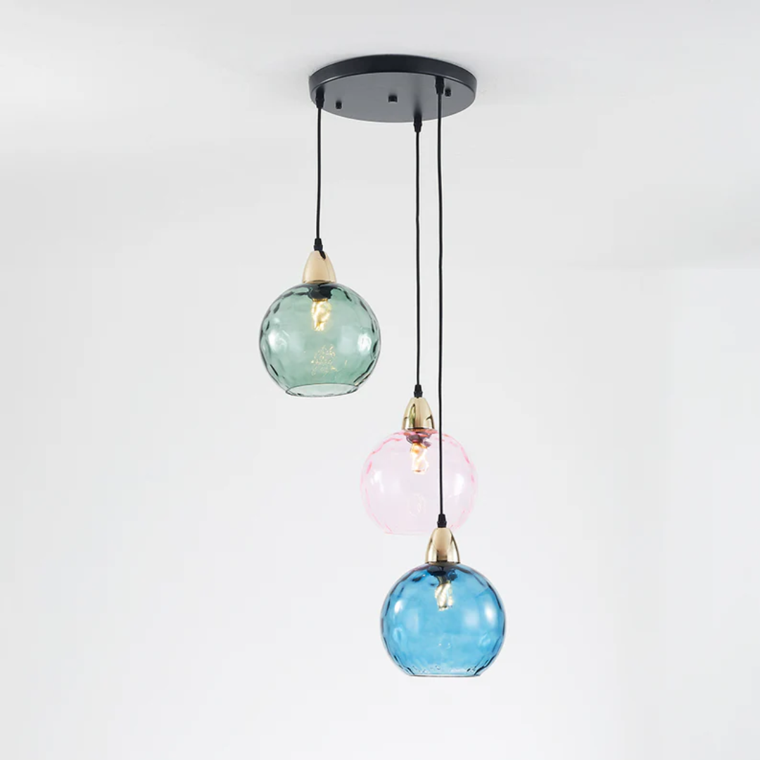 ClusterGlow - Suspension 3 Lampes Éclairage Ambiance