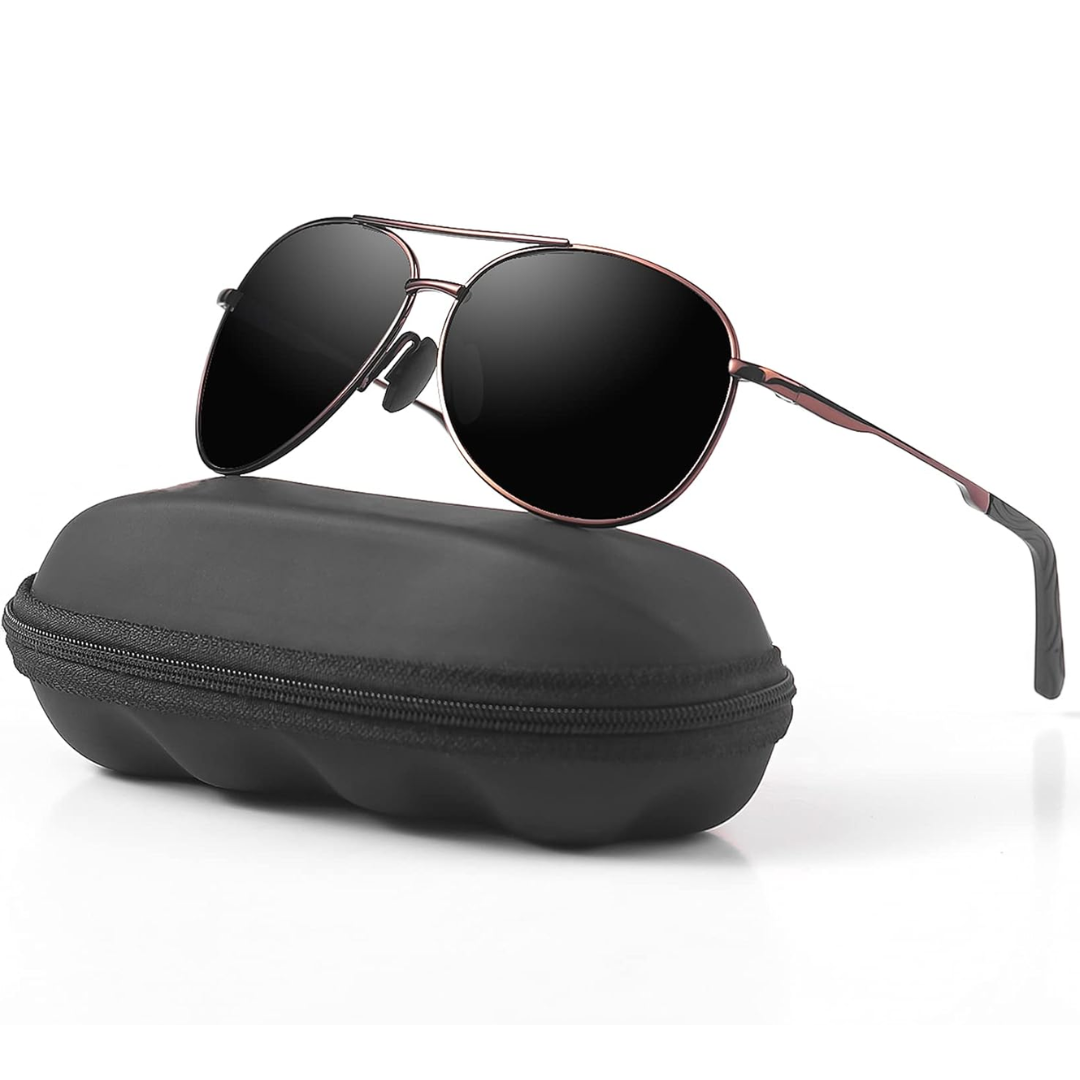 JoeyGlare - Lunettes de Soleil Aviateur Polarisées