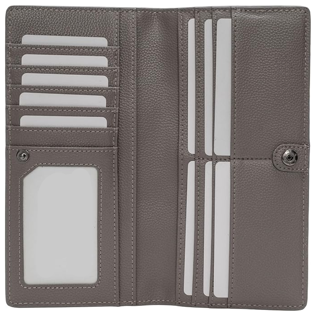 Renée Wallet - Portefeuille Cuir Fin Protection RFID