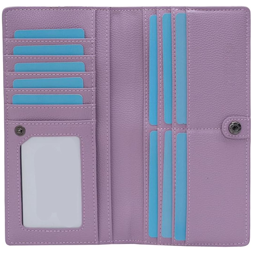 Renée Wallet - Portefeuille Cuir Fin Protection RFID