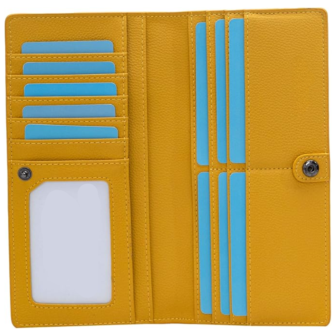 Renée Wallet - Portefeuille Cuir Fin Protection RFID
