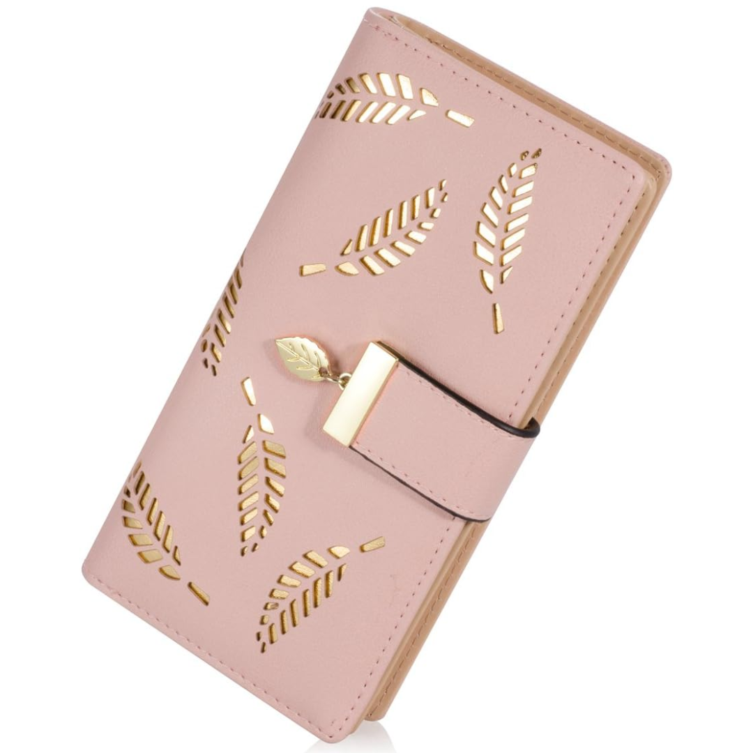 LeatherLeaf - Portefeuille Cuir Femme Raffiné