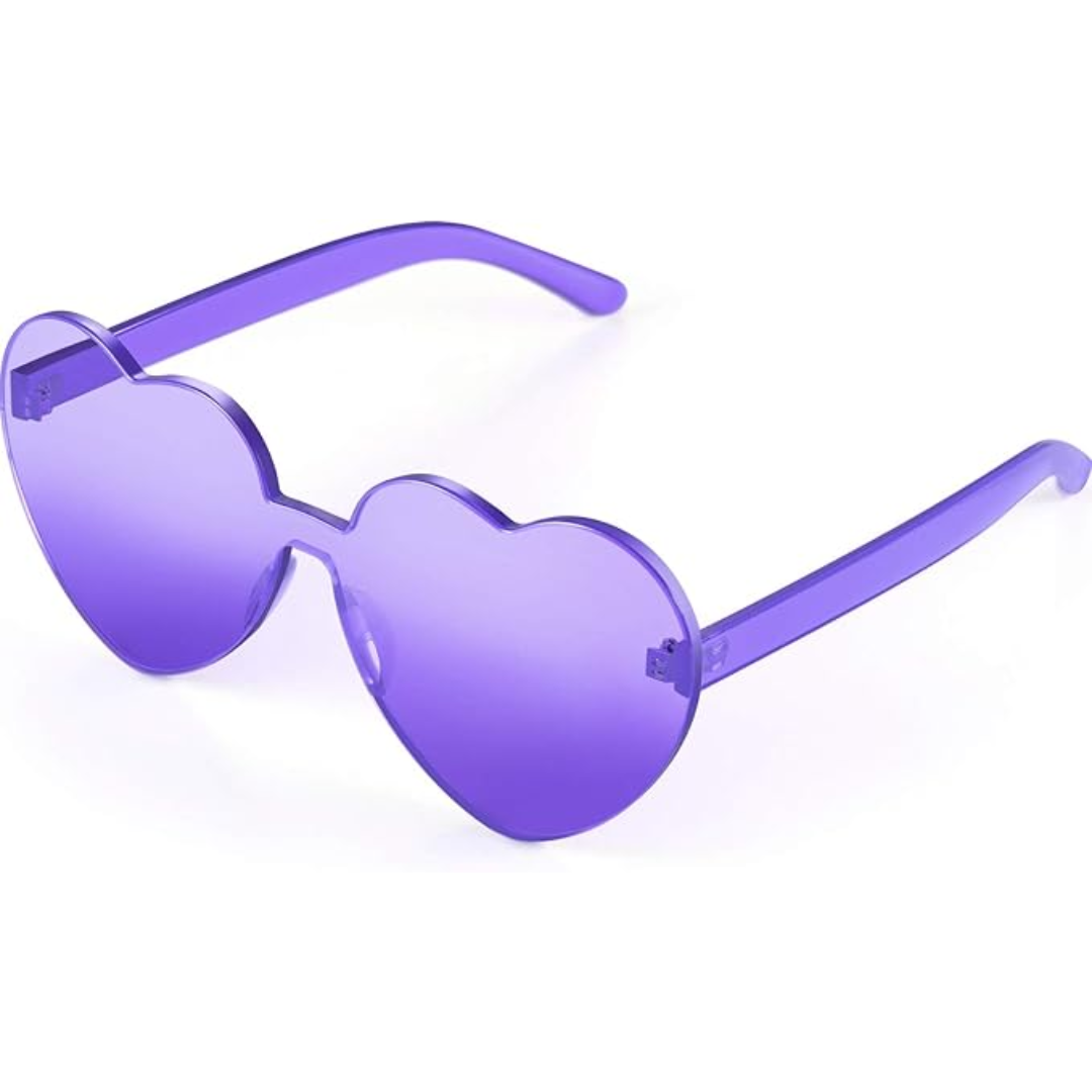 CoraLens - Lunettes de Soleil Cœur Sans Monture