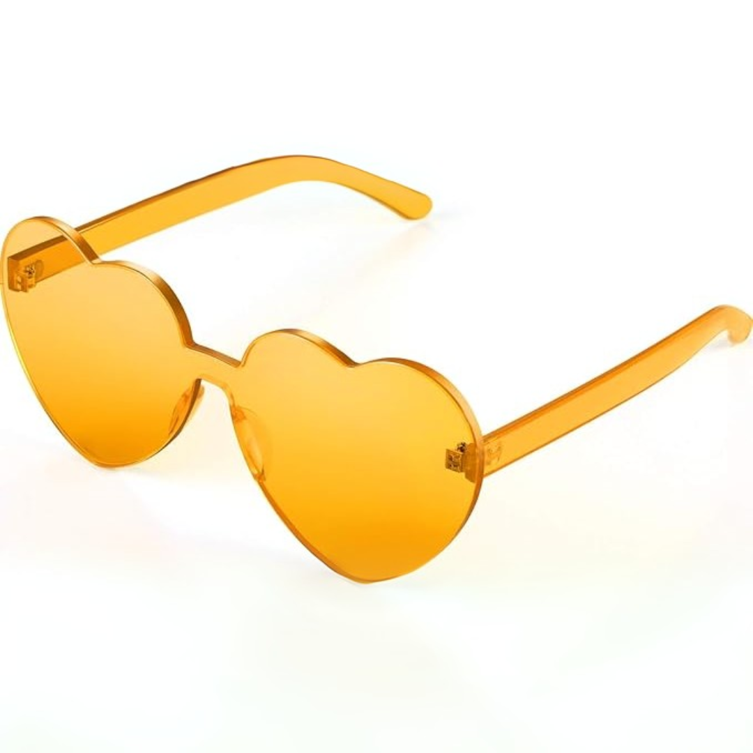 CoraLens - Lunettes de Soleil Cœur Sans Monture