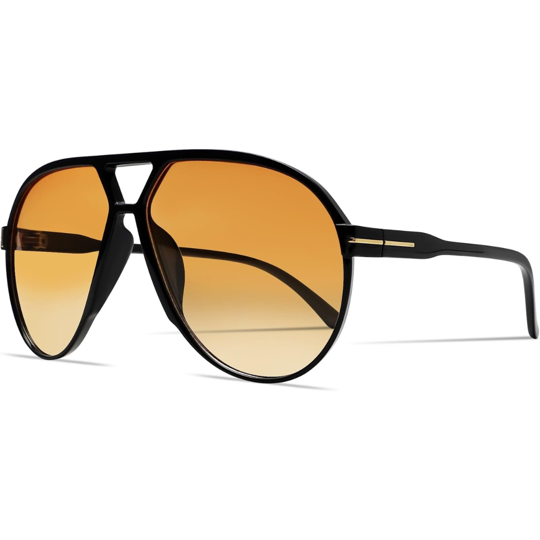 AmaraVision - Lunettes de Soleil Aviateur Rétro