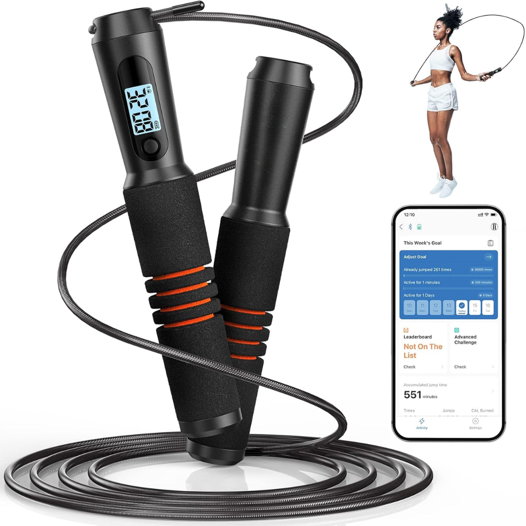 JumpFit - Corde à sauter connectée sans nœud