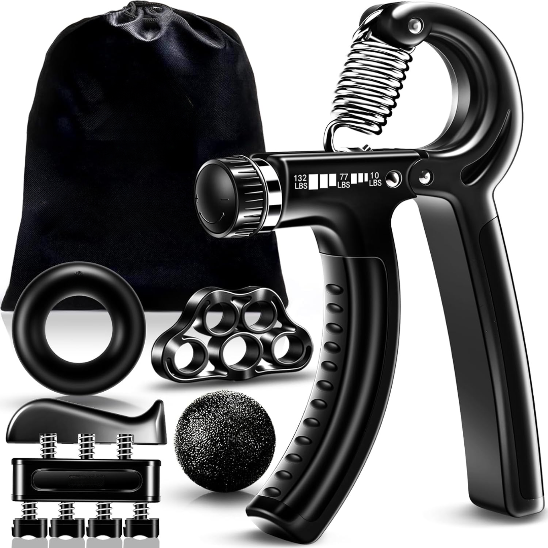 GripMaster - Set de 5 musculateurs de poigne