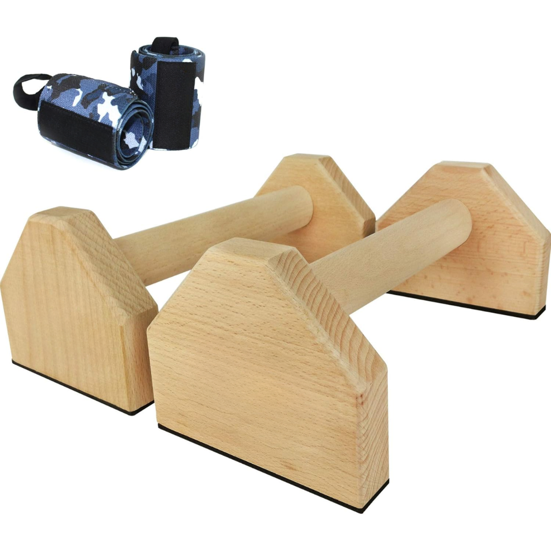 Calisthenics PowerBars - Barres de pompes en bois massif