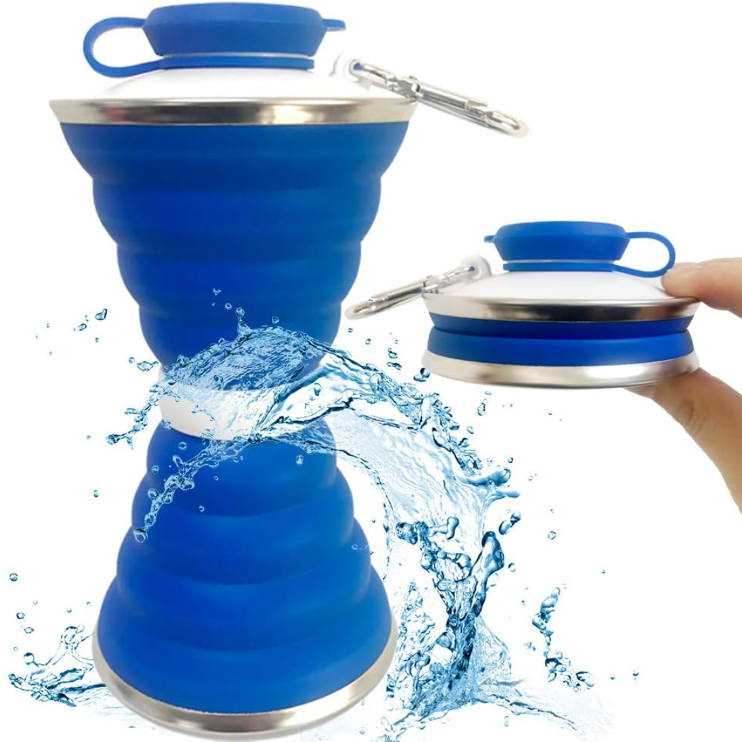 HydroFold - Gourde Pliable Pratique avec Crochet