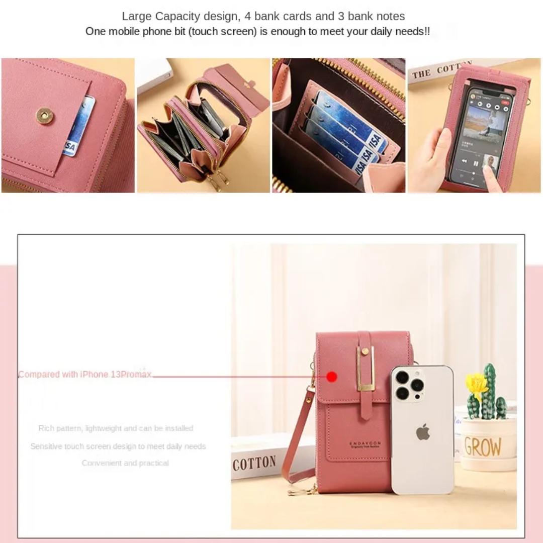 Sonia Wallet - Étui-Portefeuille Cuir pour Smartphone
