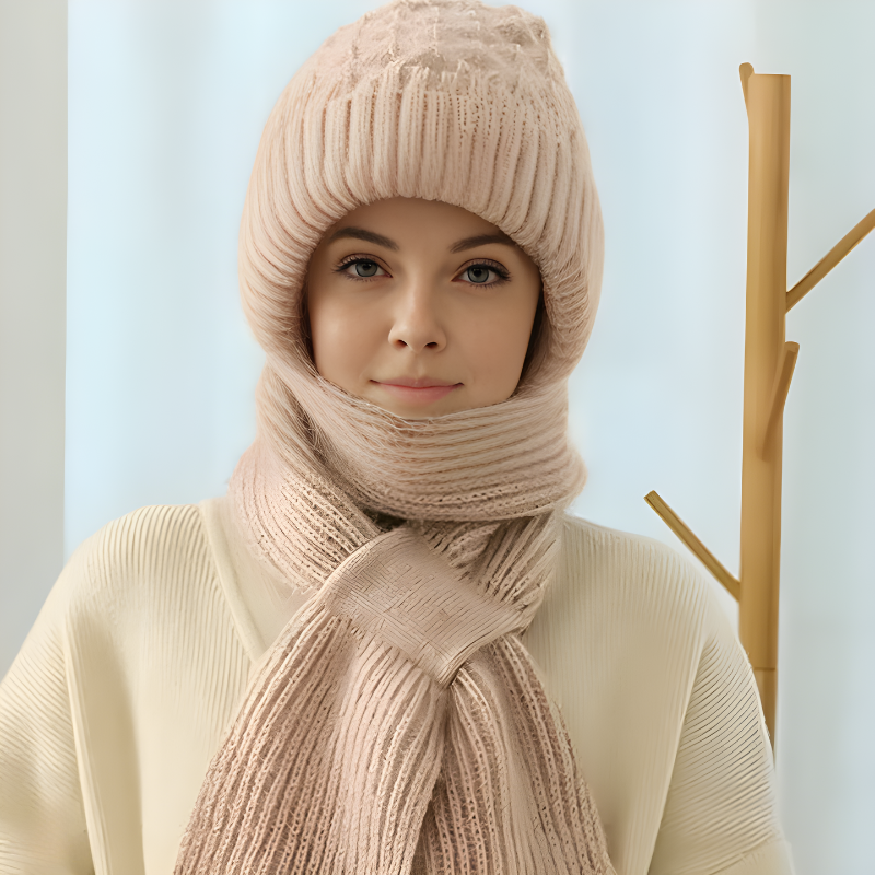 CozyWind - Beanie and Scarf Set for Winter Fashion