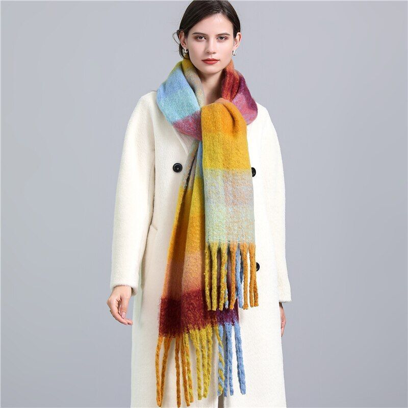 CosyPlaid - Warm Cashmere Plaid Scarf for Winter