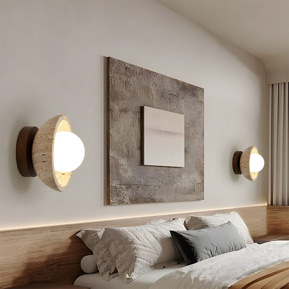 EdgeStone - Applique Murale Industrielle Beige Elegante