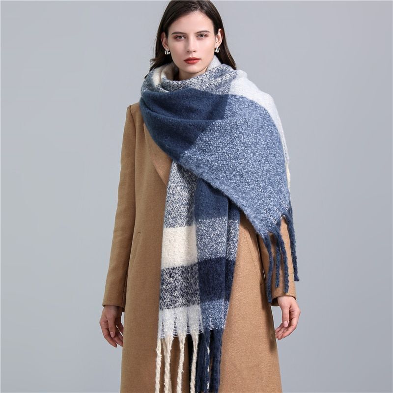 CosyPlaid - Warm Cashmere Plaid Scarf for Winter