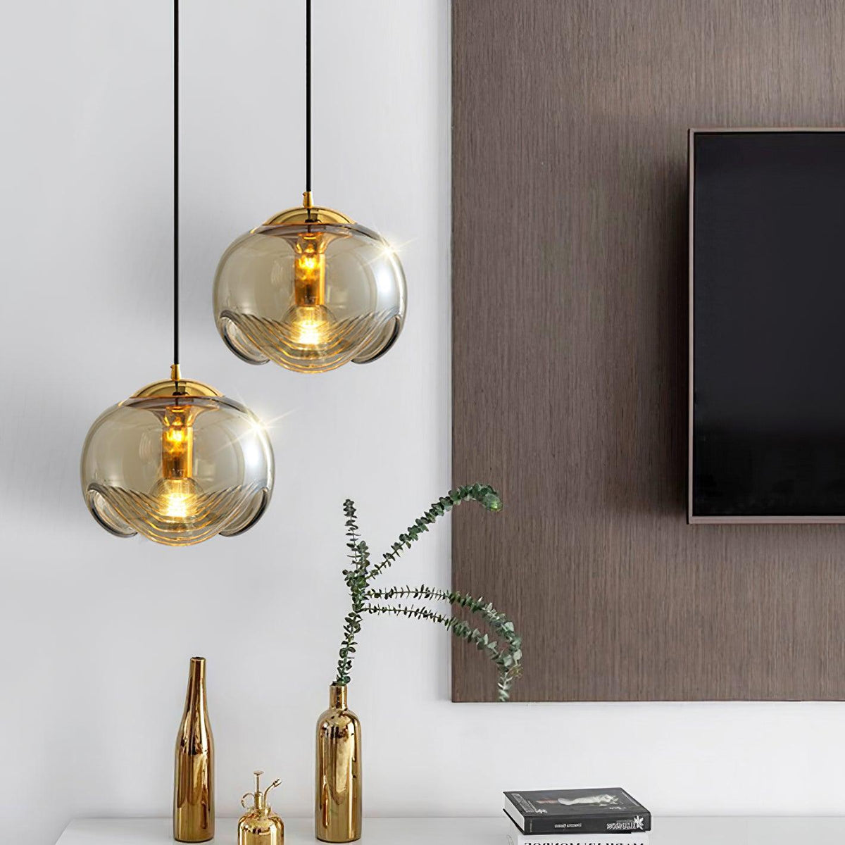 LumiVague - Modern Artistic Glass Pendant Light for Interior Design