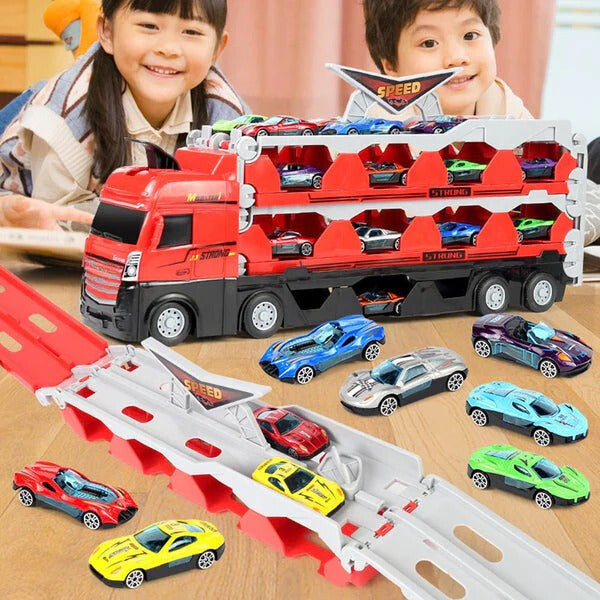 MegaTransporter - Toy Truck with Mini Cars