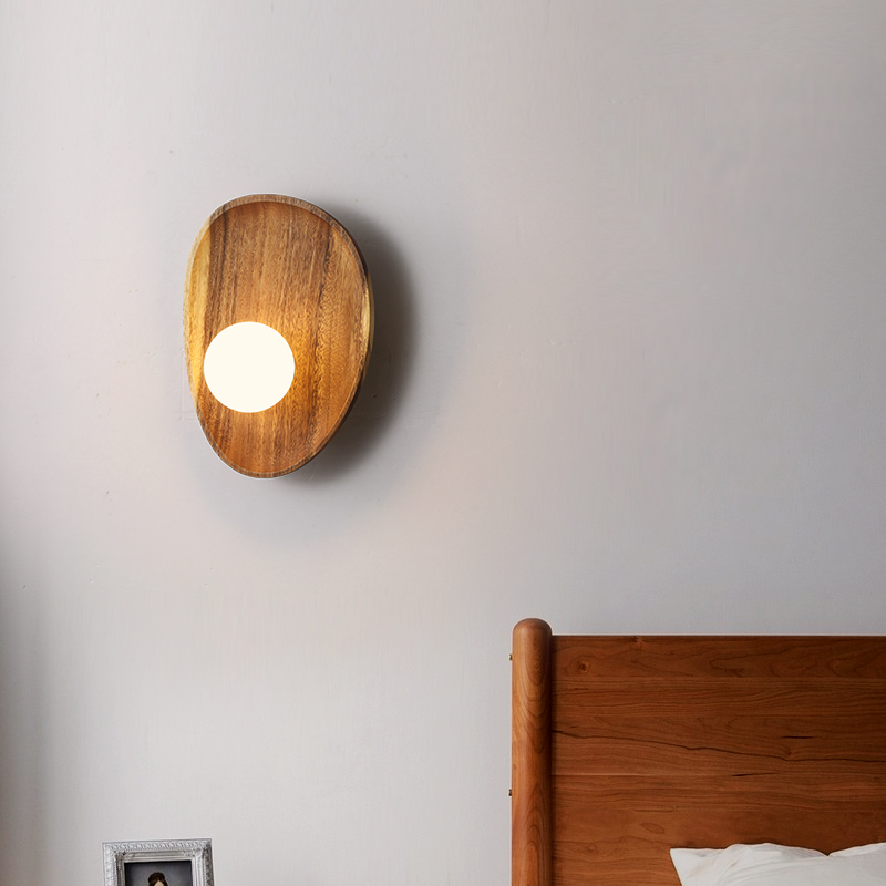 BoisLumi Wall - Natural Wood Wall Sconce for Warm Lighting