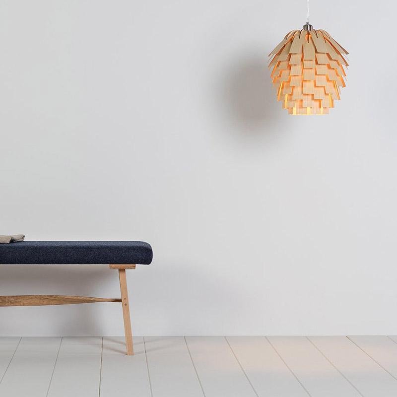 ArtichokeGlow Pendant - Luxury Natural Wood Pendant Light